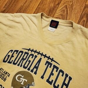 Vintage Georgia Tech Shirt Adult Large Gold Chick-Fil-A Bowl Football Y2K 2008